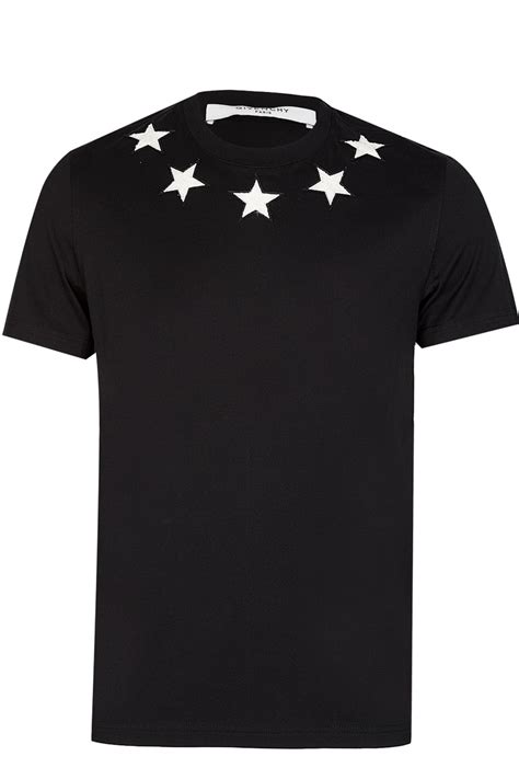 givenchy star t shirt|givenchy graphic t shirt.